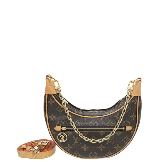 Louis Vuitton Loop Handbag Monogram Brown in Coated Canvas with