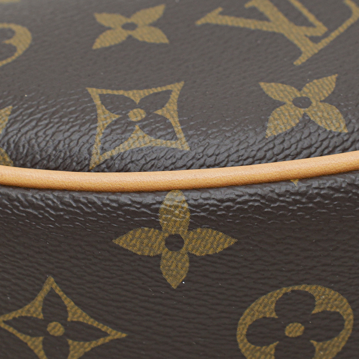 Louis Vuitton Ebene Monogram Coated Canvas Loop Bag Gold Hardware