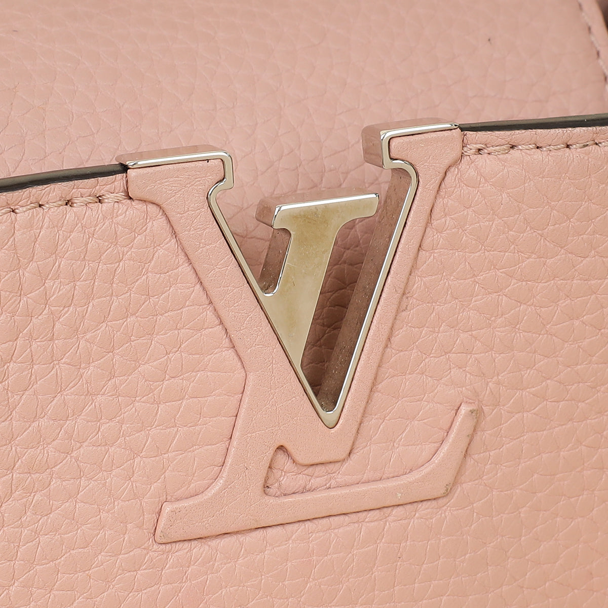Louis Vuitton Magnolia Capucines w/Python Handle BB Bag-Louis Vuitton-THE CLOSET