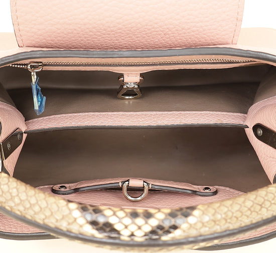 Louis Vuitton Magnolia Capucines w/Python Handle BB Bag-Louis Vuitton-THE CLOSET