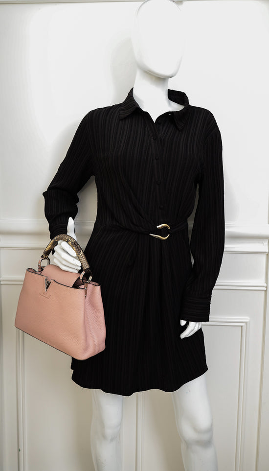 Louis Vuitton Magnolia Capucines w/Python Handle BB Bag-Louis Vuitton-THE CLOSET