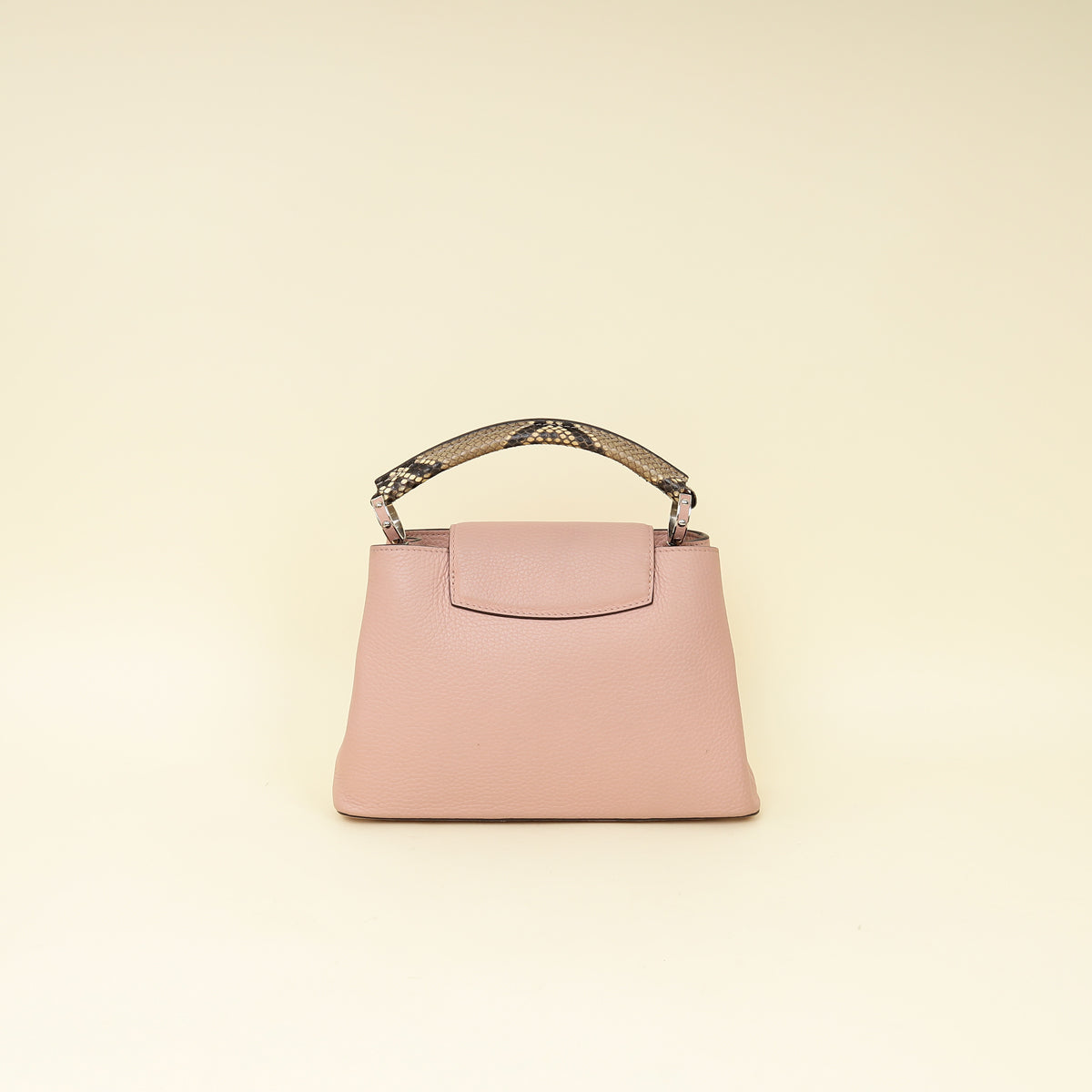 Louis Vuitton Magnolia Capucines w/Python Handle BB Bag-Louis Vuitton-THE CLOSET