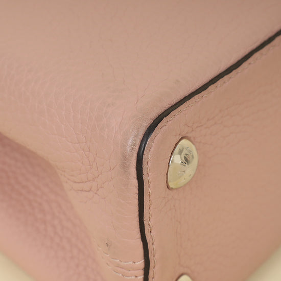 Louis Vuitton Magnolia Capucines w/Python Handle BB Bag-Louis Vuitton-THE CLOSET