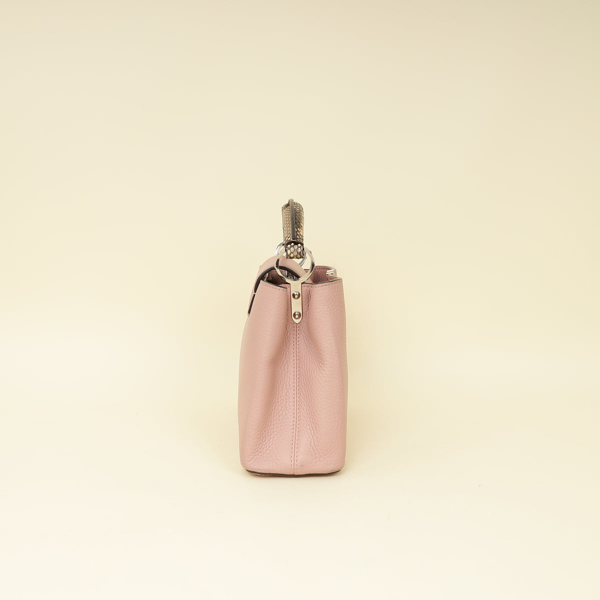 Louis Vuitton Magnolia Capucines w/Python Handle BB Bag-Louis Vuitton-THE CLOSET