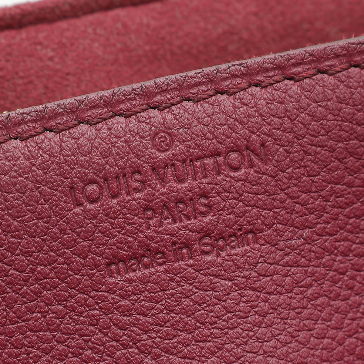 Louis Vuitton Monogram Burgundy Pallas Chain Bag