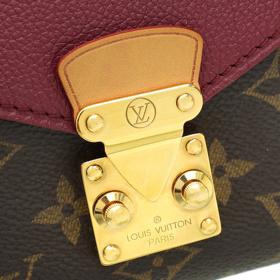 Louis Vuitton Monogram Burgundy Pallas Chain Bag