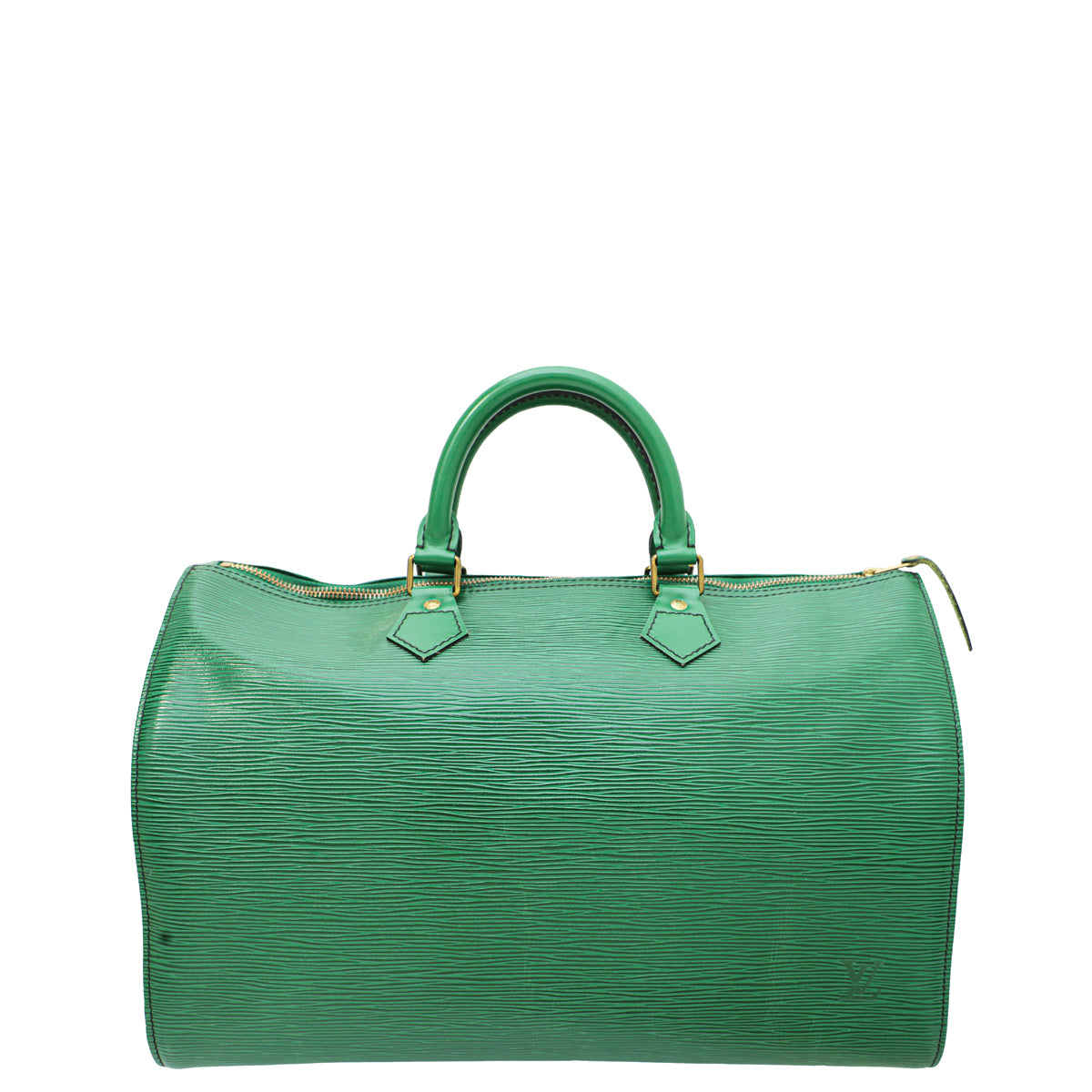 Louis Vuitton Borneo Green Speedy 35 Bag