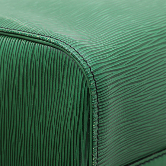 Louis Vuitton Epi Speedy 35 Handbag Boston Bag M42994 Borneo Green