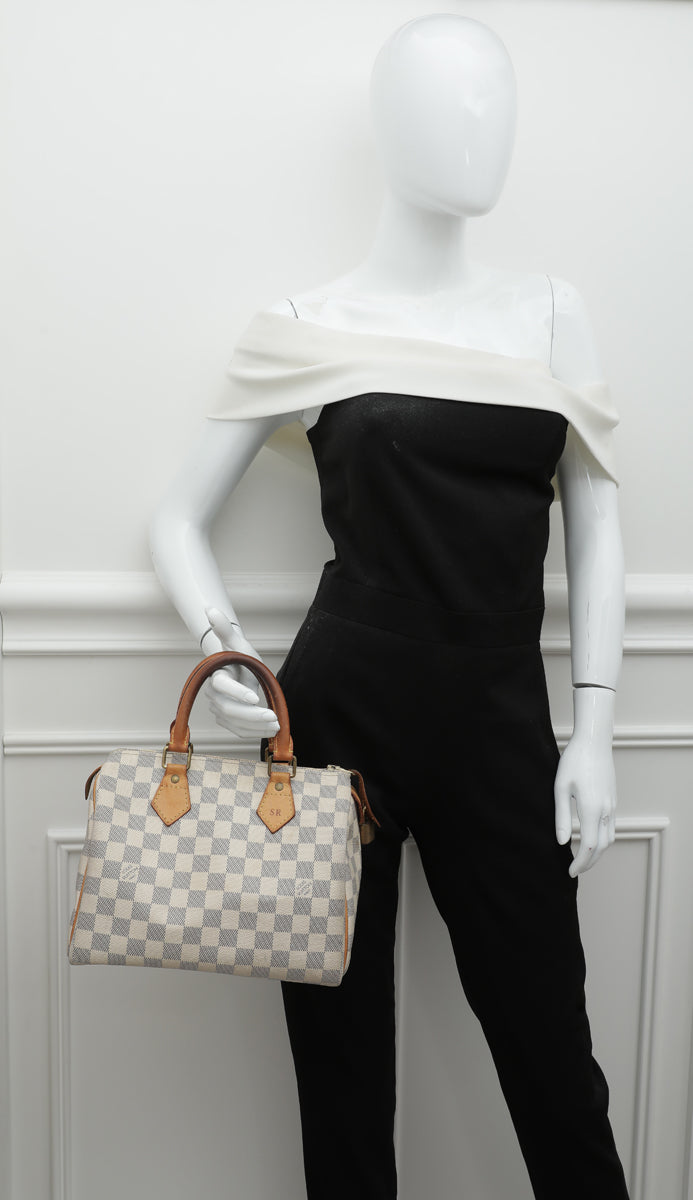 Louis Vuitton Azur Speedy 25 Bag – The Closet