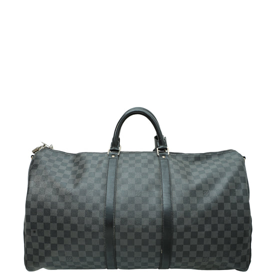 Louis Vuitton Graphite Keepall Bandouliere 55 Bag – The Closet