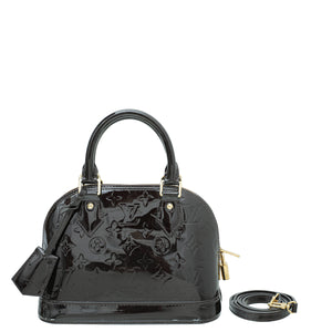 لويس فويتون أمارانتي monogram Vernis Alma BB Bag