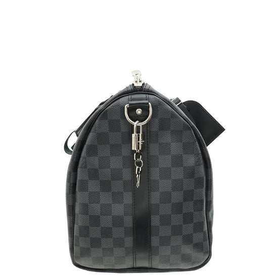 Louis Vuitton Damier Graphite Keepall Bandouliere 45 Bag