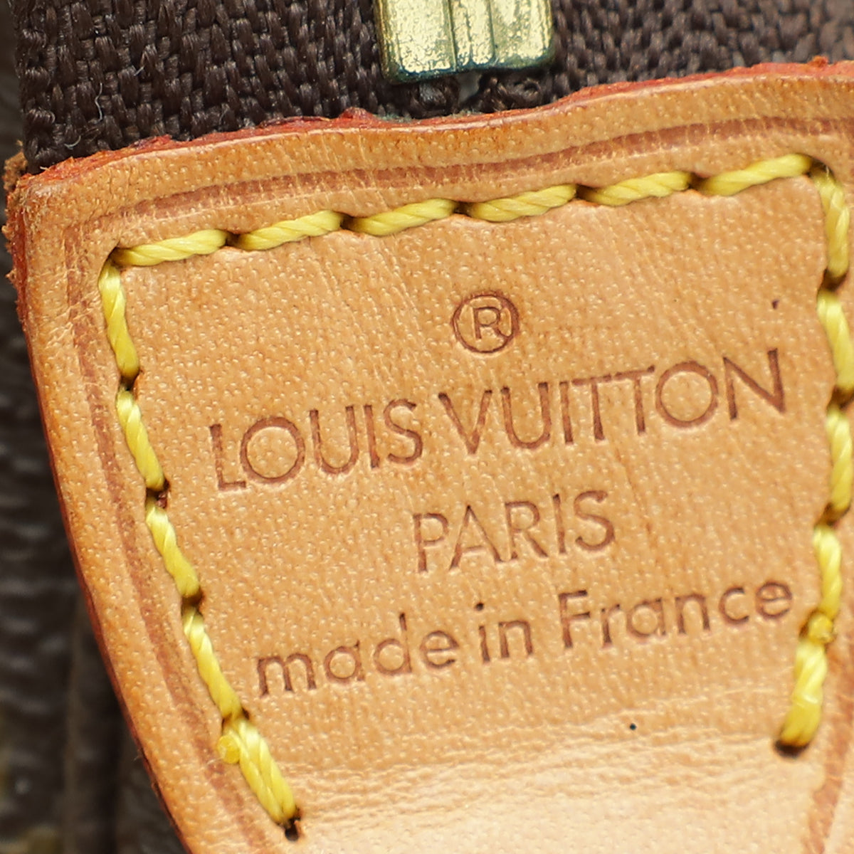 Louis Vuitton Brown Monogram Pochette Accessories Bag