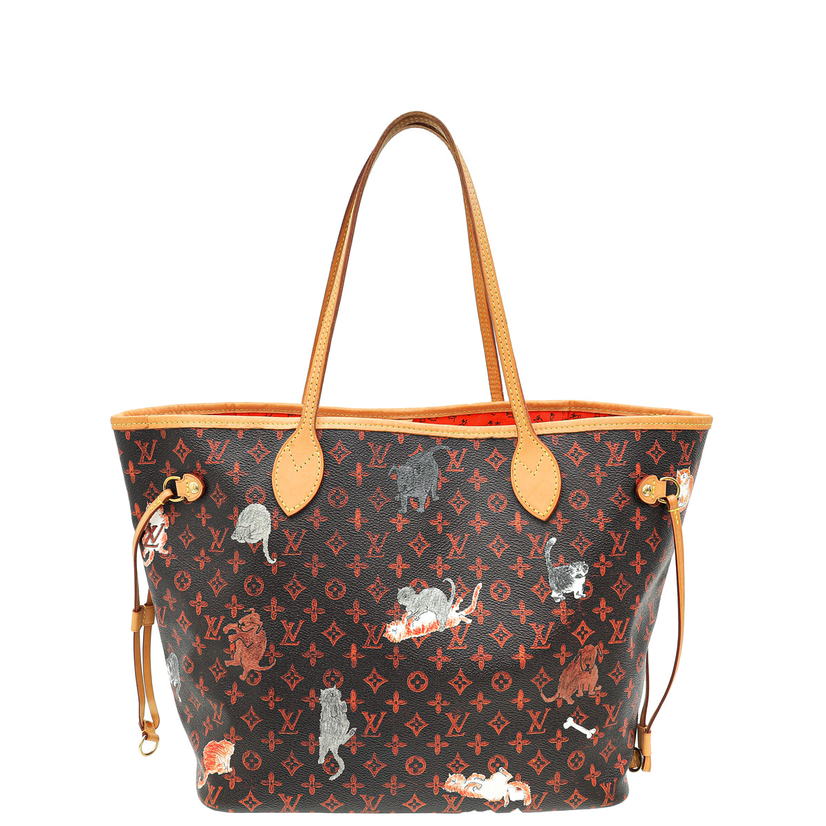 Louis Vuitton Multicolor x Grace Coddington Catogram Neverfull MM Bag