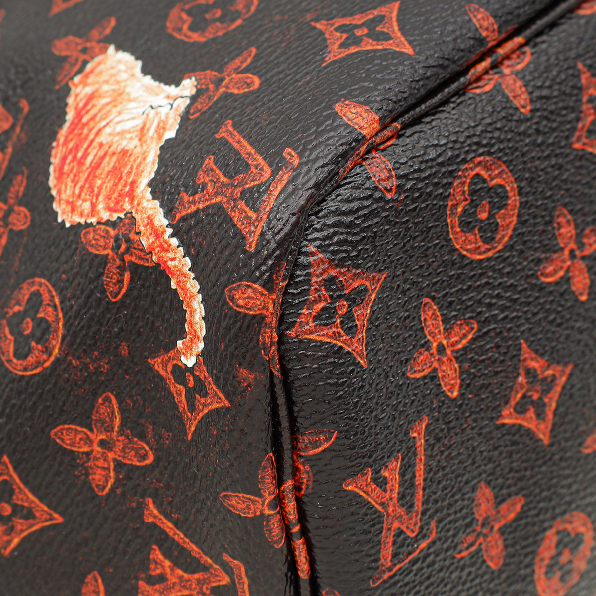 Louis Vuitton Multicolor x Grace Coddington Catogram Neverfull MM Bag