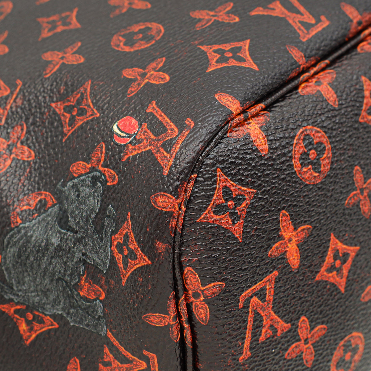 Louis Vuitton Multicolor x Grace Coddington Catogram Neverfull MM Bag