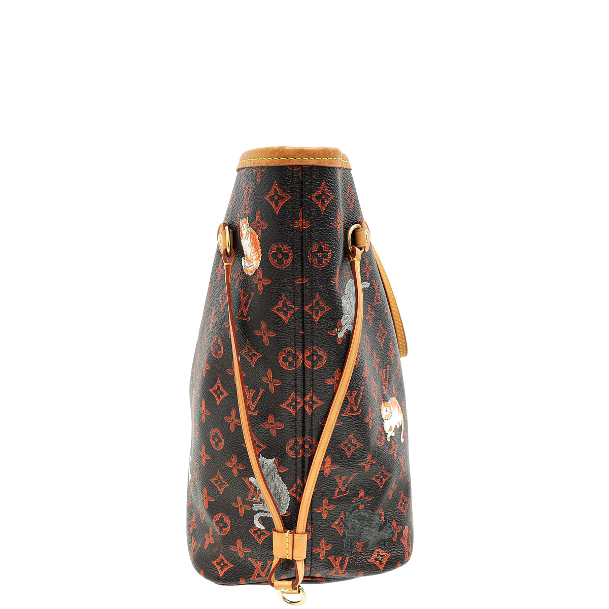 Louis Vuitton Multicolor x Grace Coddington Catogram Neverfull MM Bag