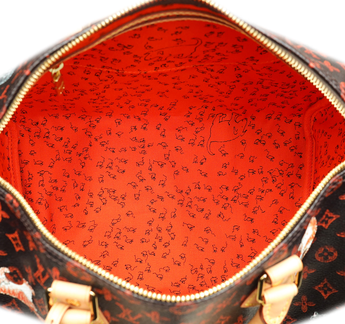 Louis Vuitton Multicolor x Grace Coddington Catogram Speedy Bandouliere 30 Bag