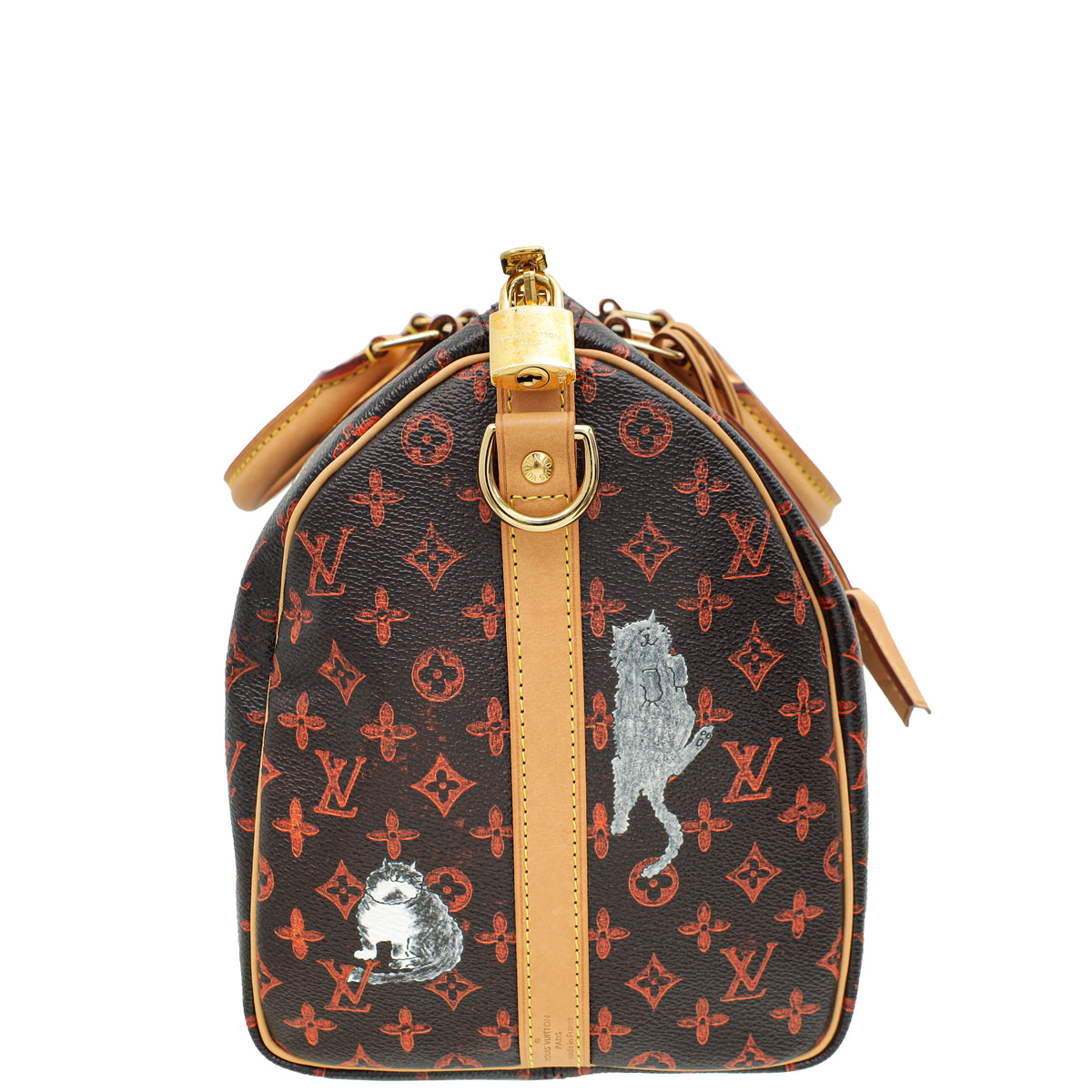 Louis Vuitton Multicolor x Grace Coddington Catogram Speedy Bandouliere 30 Bag