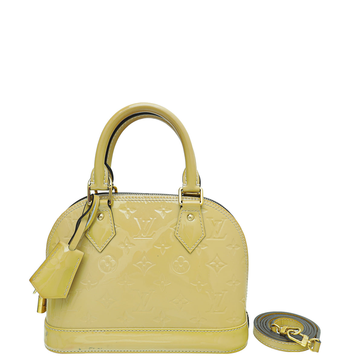 Louis Vuitton Dune Monogram Vernis Alma BB Bag-Louis Vuitton-THE CLOSET