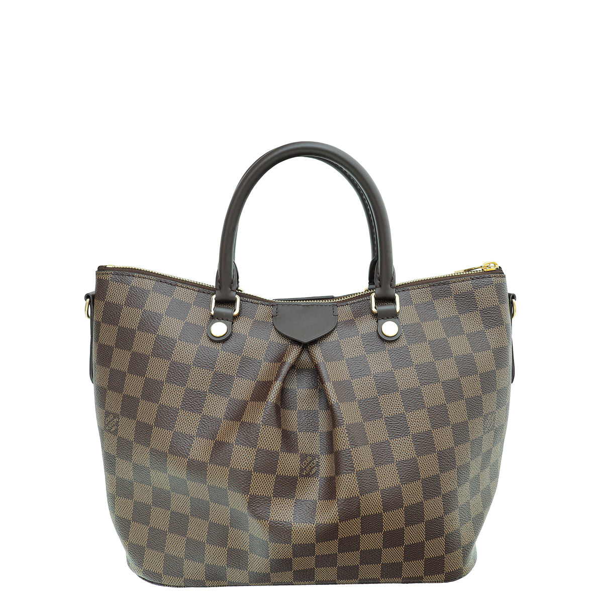 Siena PM Top Handle Bag Damier coated canvas