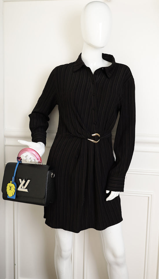 Louis Vuitton Black Twist Plexiglass Top Handle MM Bag