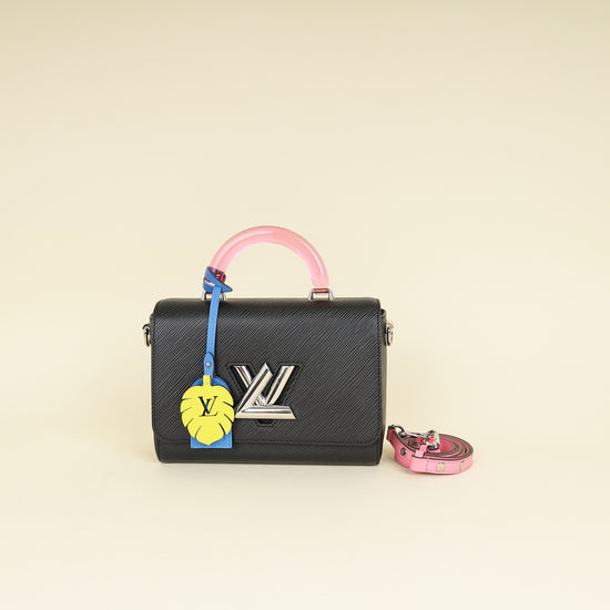 Louis Vuitton Black Twist Plexiglass Top Handle MM Bag