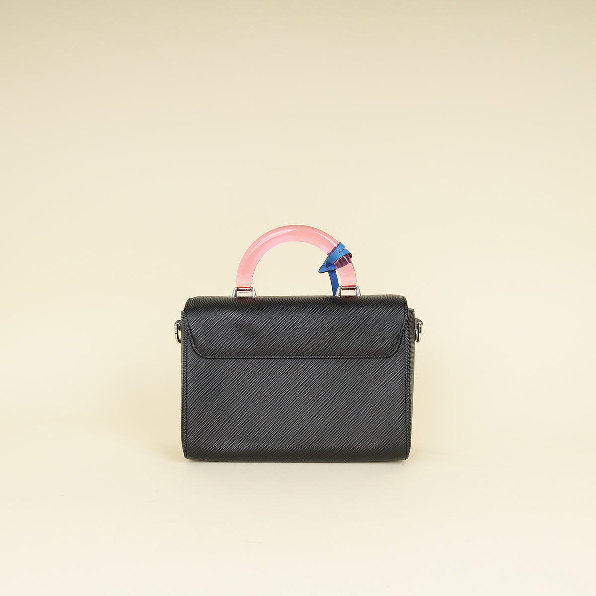 Louis Vuitton Black Twist Plexiglass Top Handle MM Bag