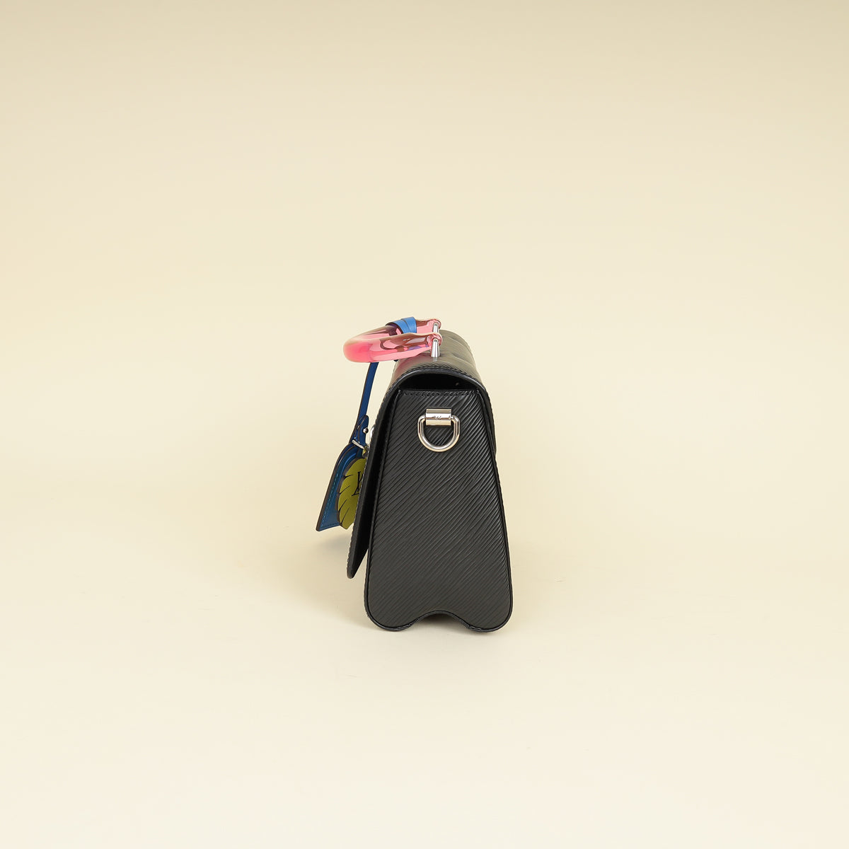 Louis Vuitton Black Twist Plexiglass Top Handle MM Bag