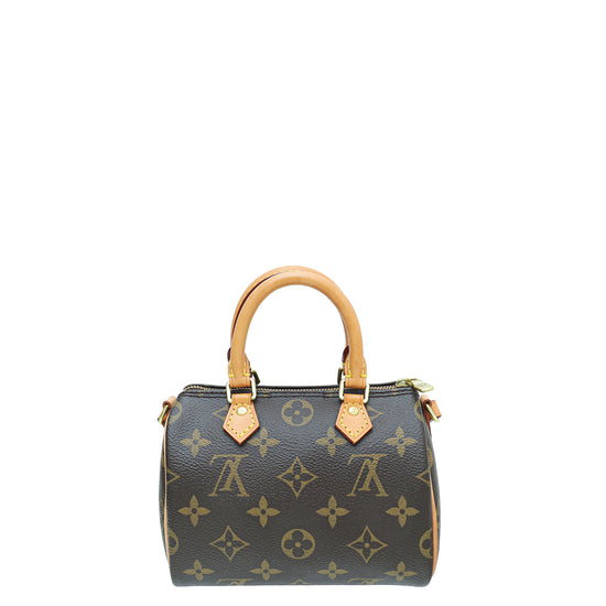 Louis Vuitton multicolor nano speedy, Luxury, Bags & Wallets on