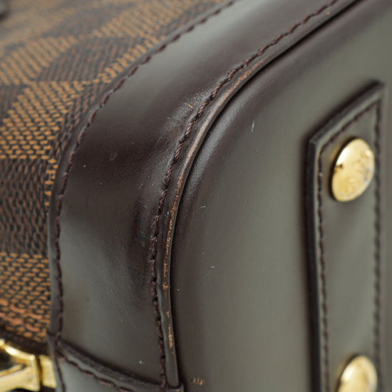 Louis Vuitton Damier Ebene Alma BB Bag W/ PM INITIALS – The Closet