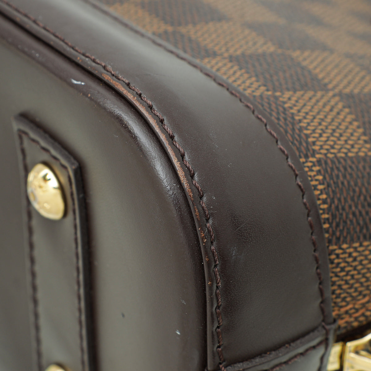 Louis vuitton alma bb in damier ebene, Luxury, Bags & Wallets on