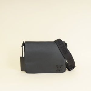 Louis Vuitton Black Aerogram Messenger Bag