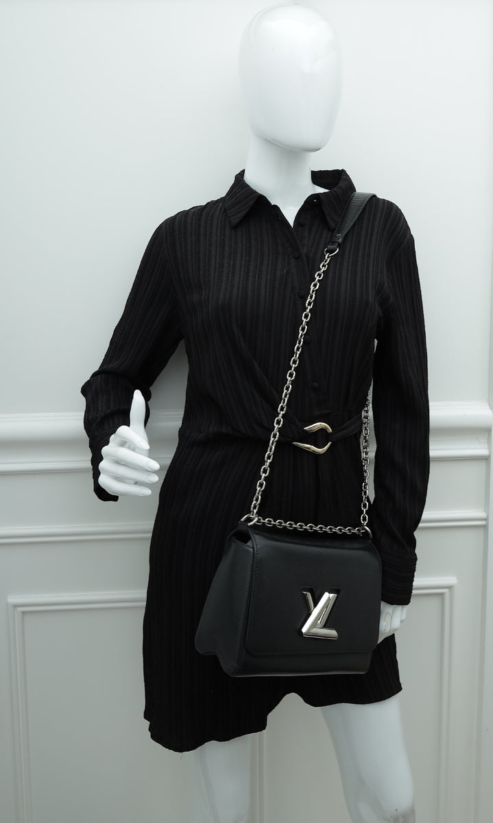 Louis Vuitton Noir Twist MM Bag – The Closet