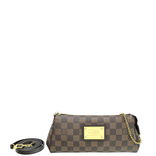 Louis Vuitton Damier Ebene Eva Clutch Bag – The Closet
