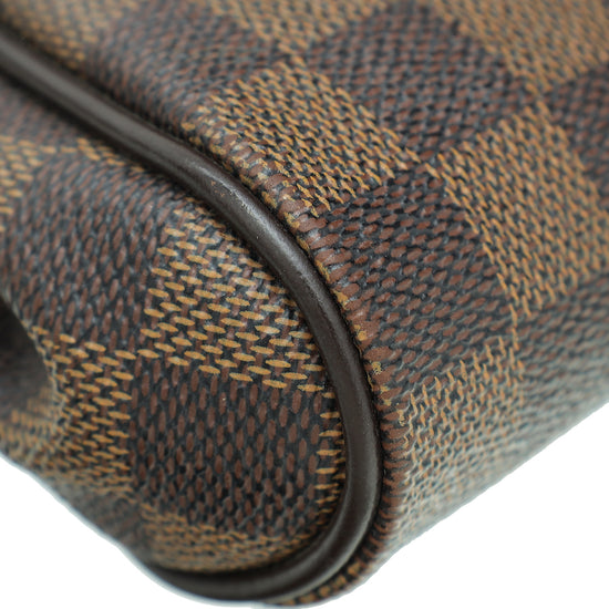 Louis Vuitton Damier Ebene Eva Clutch Bag