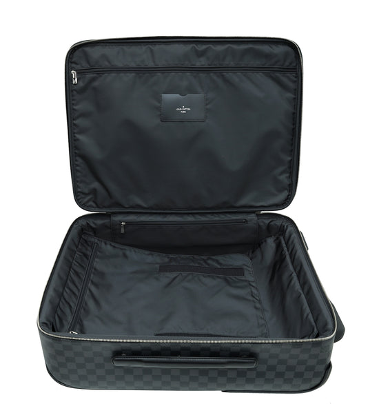 Louis Vuitton Graphite Pegase Legere Business 55 Suitcase