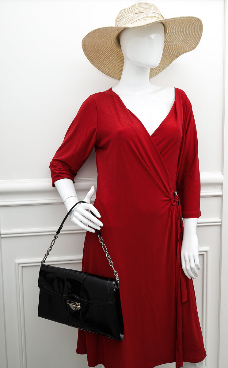 Louis Vuitton Noir Electric Lena Clutch Bag