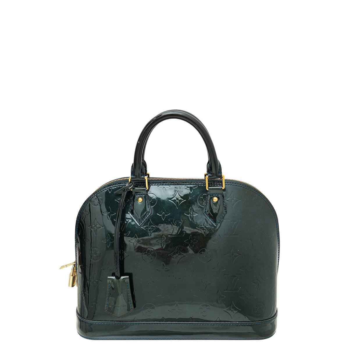 Louis Vuitton Petroleum Monogram Vernis Alma PM Bag-Louis Vuitton-THE CLOSET