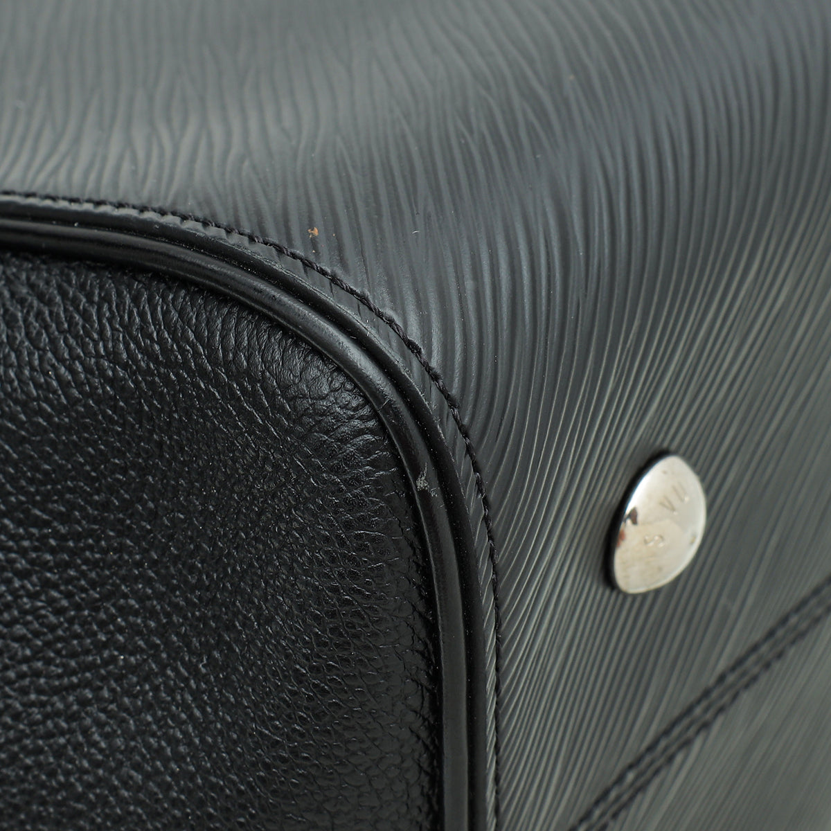 Louis Vuitton Black Grenelle MM Tote Bag