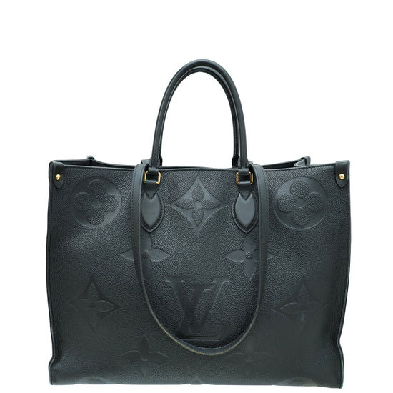 Louis Vuitton Black Monogram Empreinte Onthego GM Bag