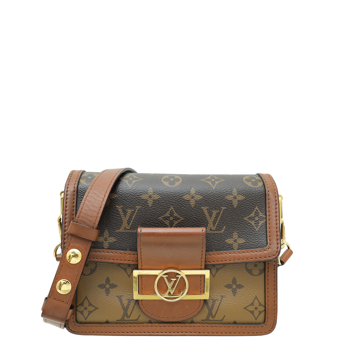 Louis Vuitton Dauphine Smooth Leather Shoulder Bag