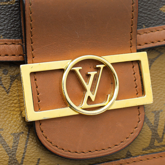 LOUIS VUITTON LV Mini Dauphine Shoulder Bag Monogram Reverse BN M45959  342RH436