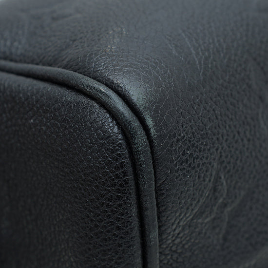 Louis Vuitton Noir Monogram Empreinte Speedy Bandouliere 20 Bag