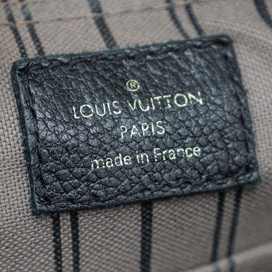 Louis Vuitton Noir Monogram Empreinte Speedy Bandouliere 20 Bag