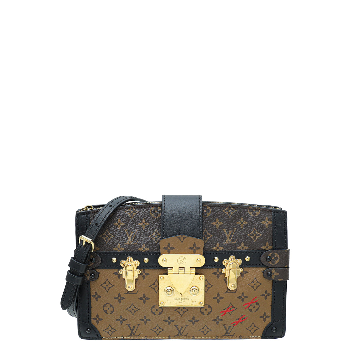Louis Vuitton Monogram Bicolor Reverse Trunk Clutch Bag-Louis Vuitton-THE CLOSET