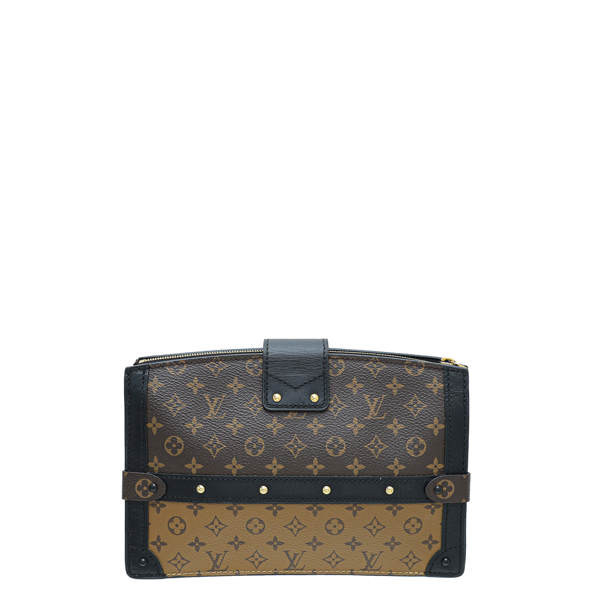 Louis Vuitton Monogram Bicolor Reverse Trunk Clutch Bag-Louis Vuitton-THE CLOSET