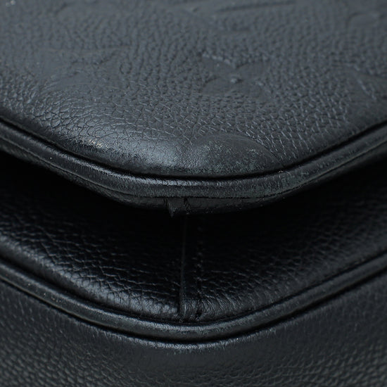 Louis Vuitton Noir Monogram Empreinte Pochette Metis Bag