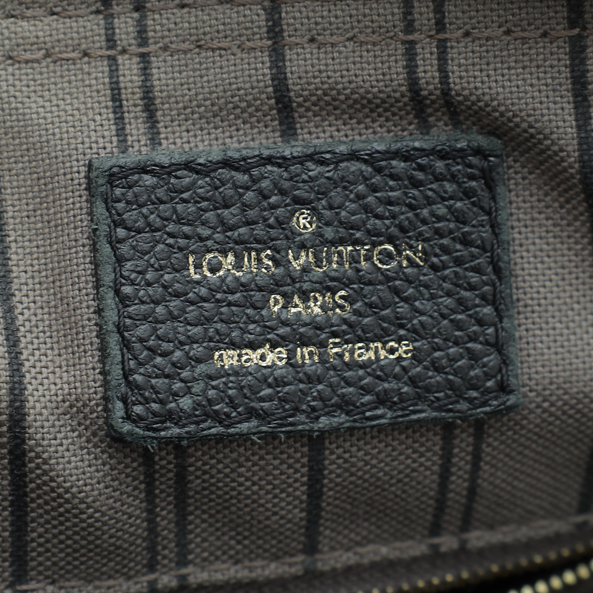 Louis Vuitton Noir Monogram Empreinte Speedy Bandouliere 25 Bag