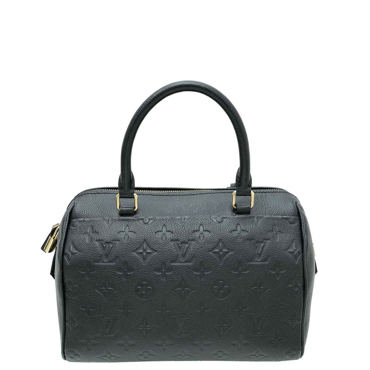 Louis Vuitton Noir Monogram Empreinte Speedy Bandouliere 25 Bag-Louis Vuitton-THE CLOSET